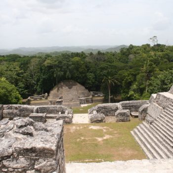 Caracol Maya tempelruines
